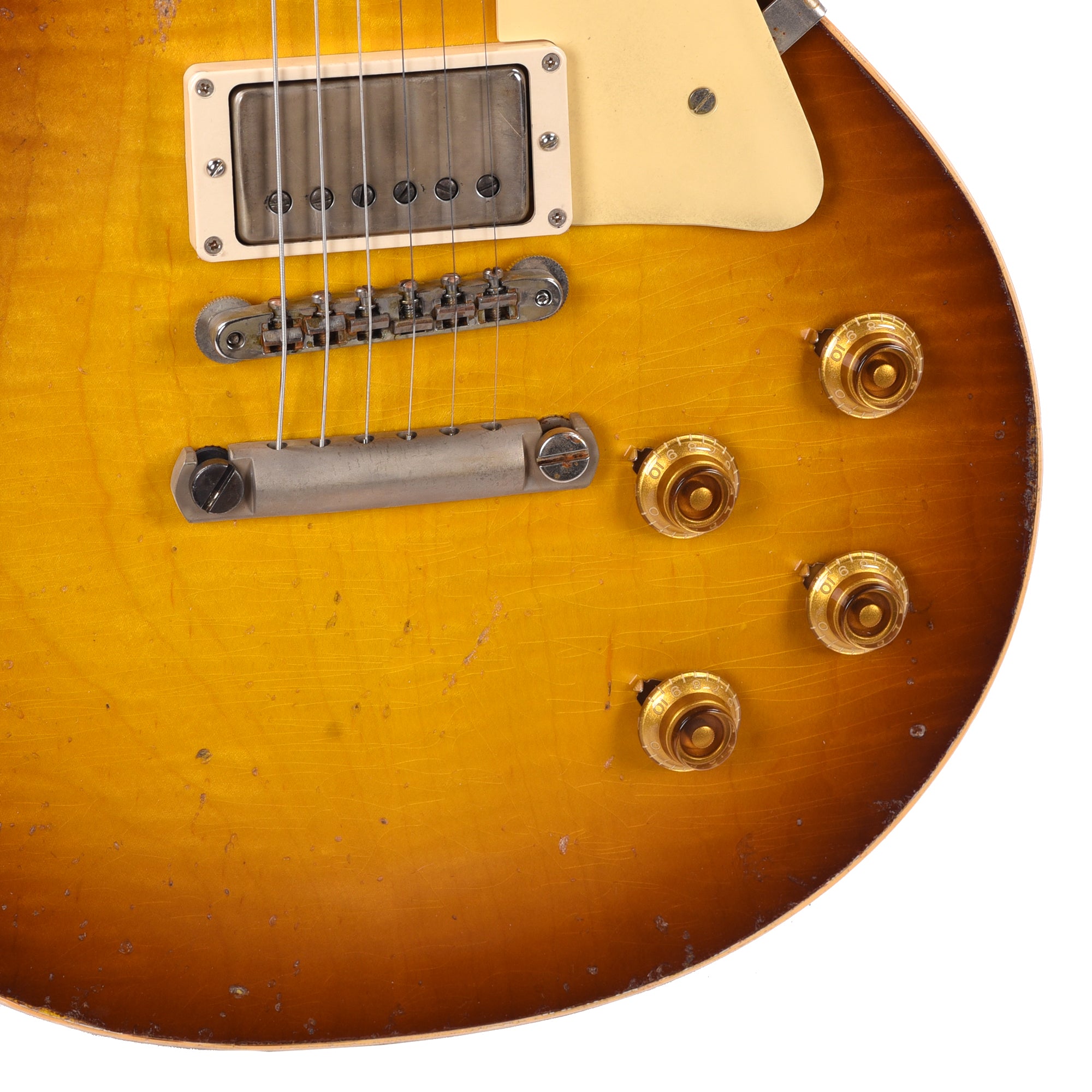 Gibson Custom Shop 1959 Les Paul Standard Reissue Golden Poppy Burst Murphy Lab Heavy Electric Guitars / Solid Body