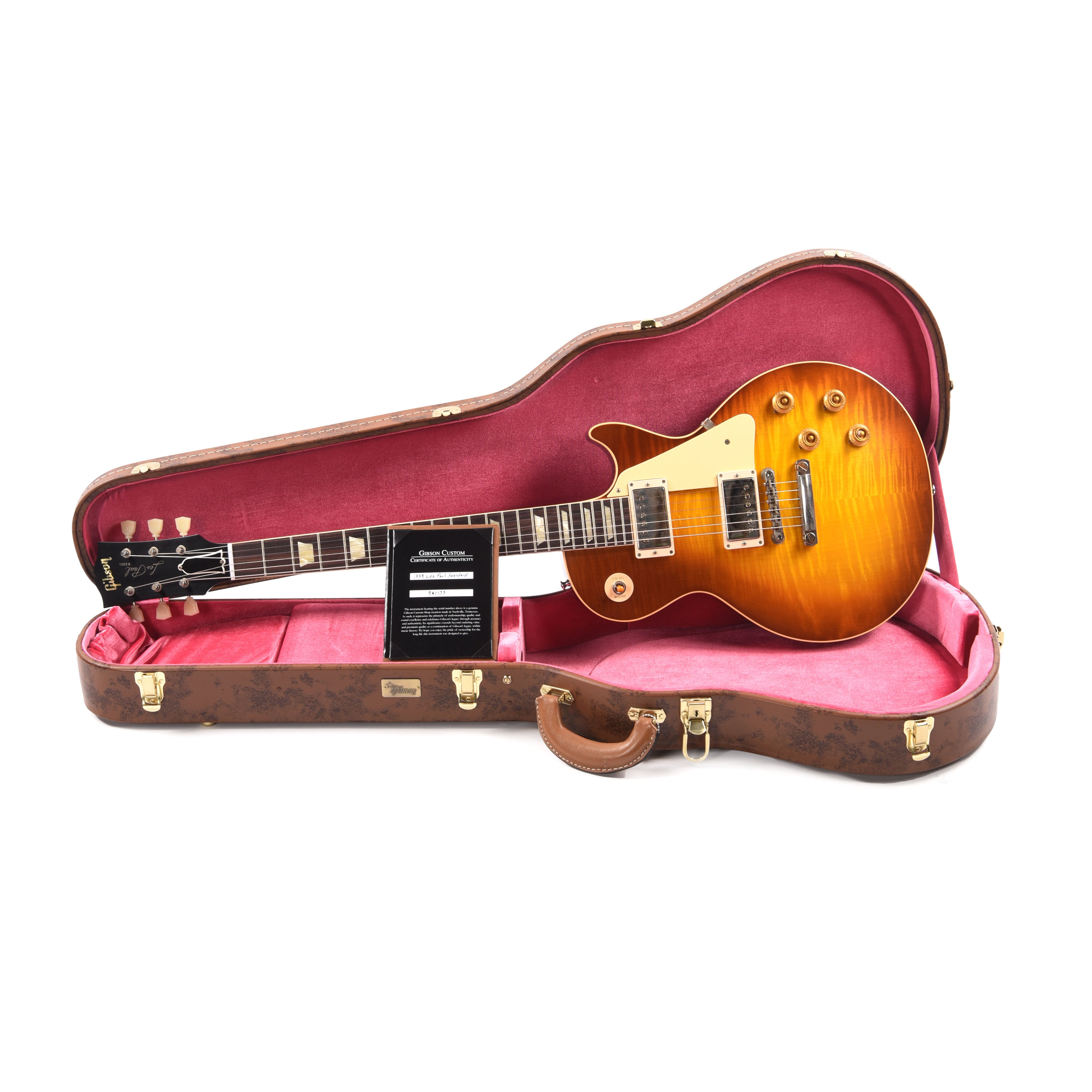 Gibson Custom Shop 1959 Les Paul Standard Reissue Iced Tea Burst VOS Electric Guitars / Solid Body
