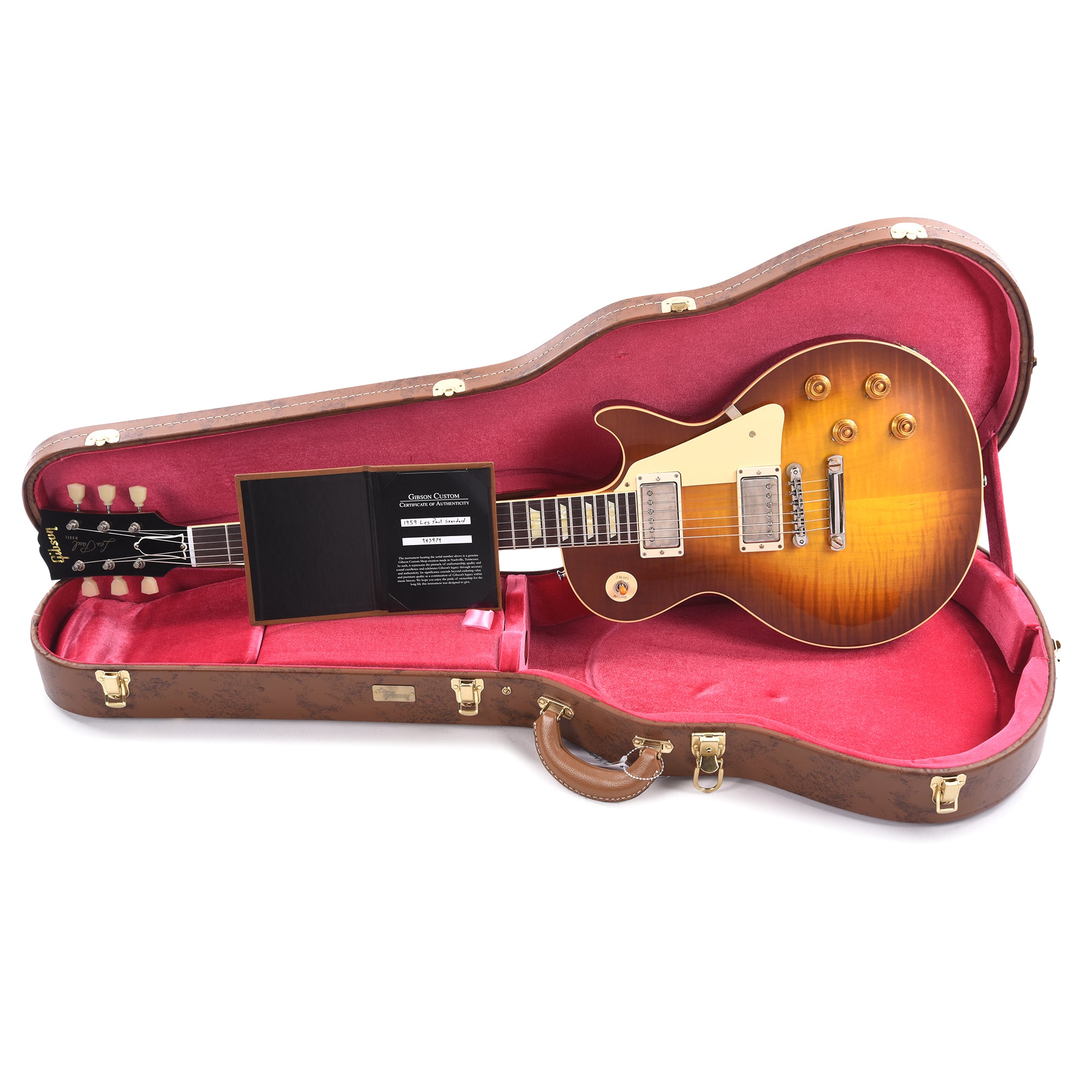 Gibson Custom Shop 1959 Les Paul Standard Reissue Iced Tea Burst VOS Electric Guitars / Solid Body