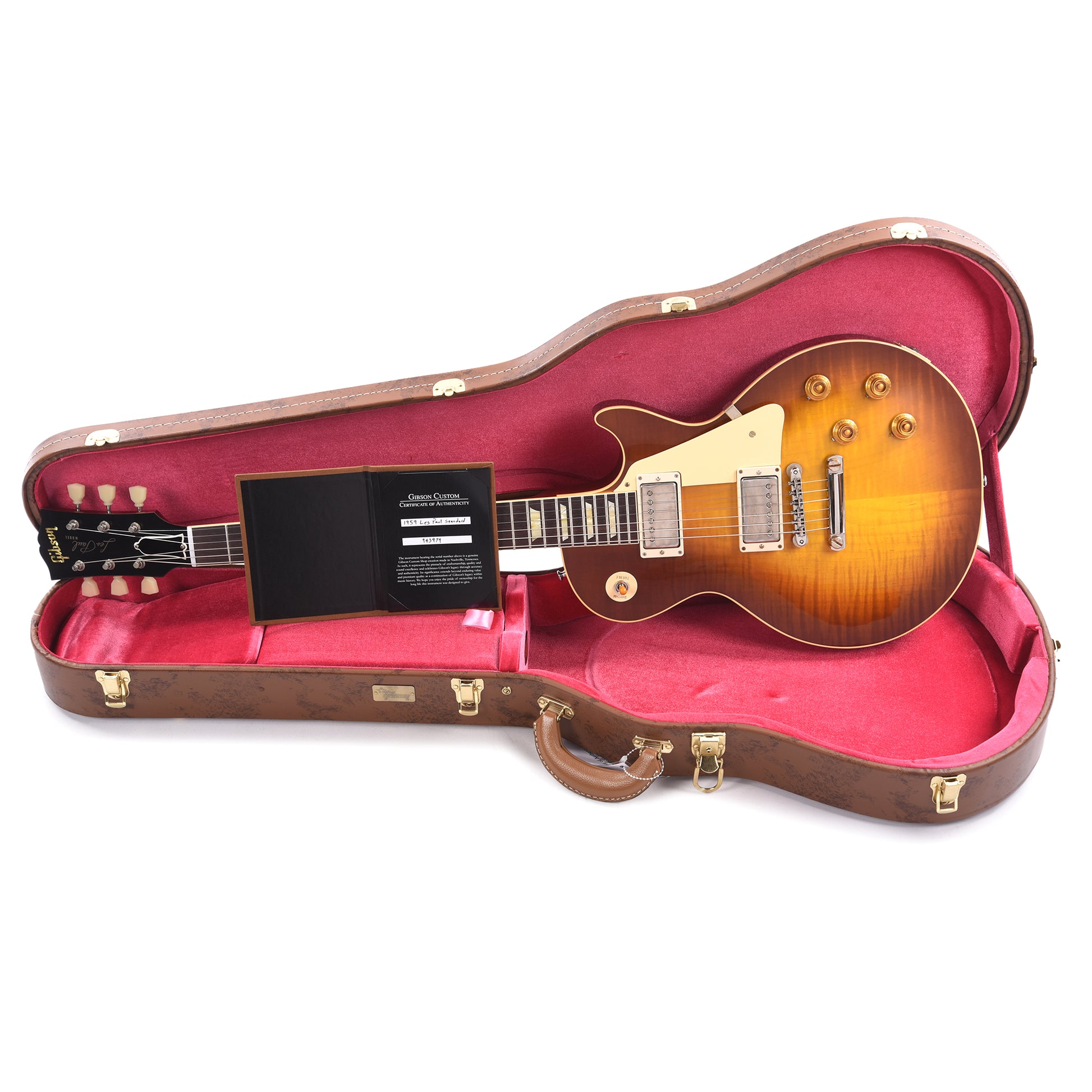 Gibson Custom Shop 1959 Les Paul Standard Reissue Iced Tea Burst VOS Electric Guitars / Solid Body