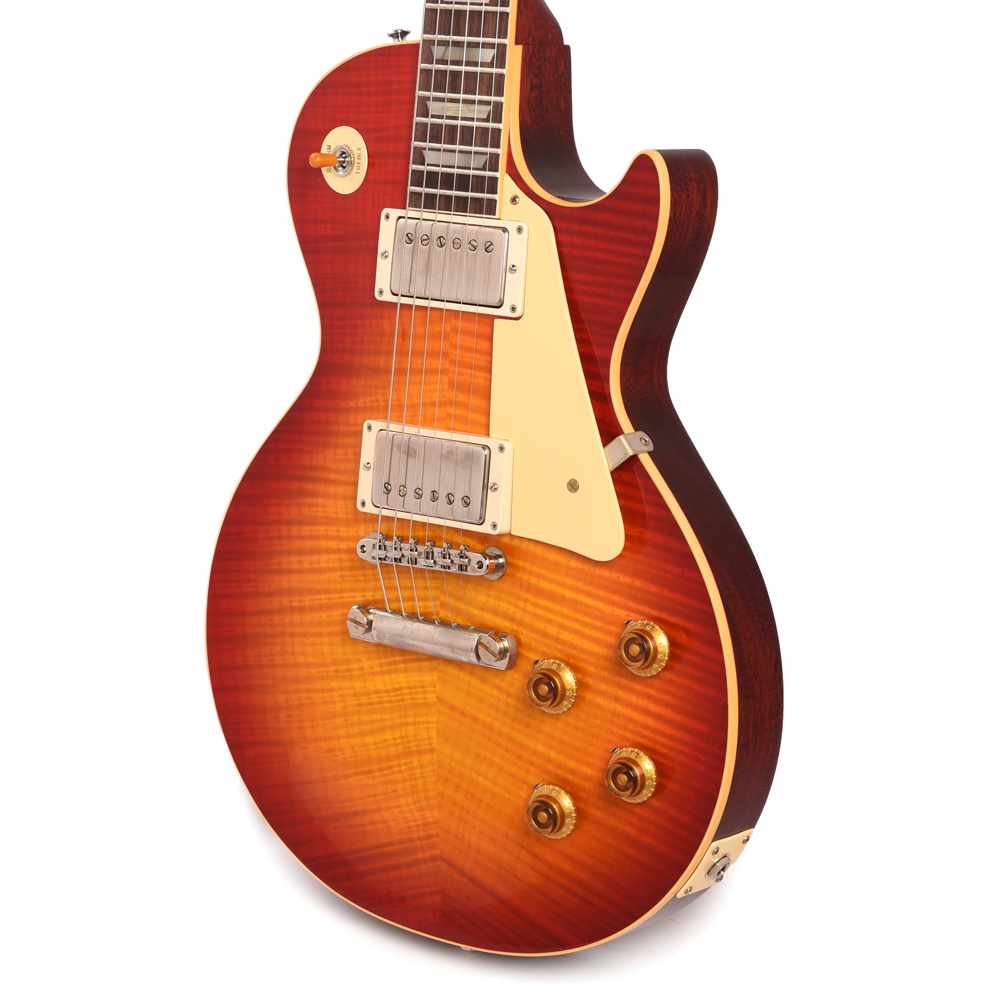 Gibson Custom Shop 1959 Les Paul Standard Reissue Washed Cherry Sunburst VOS Electric Guitars / Solid Body