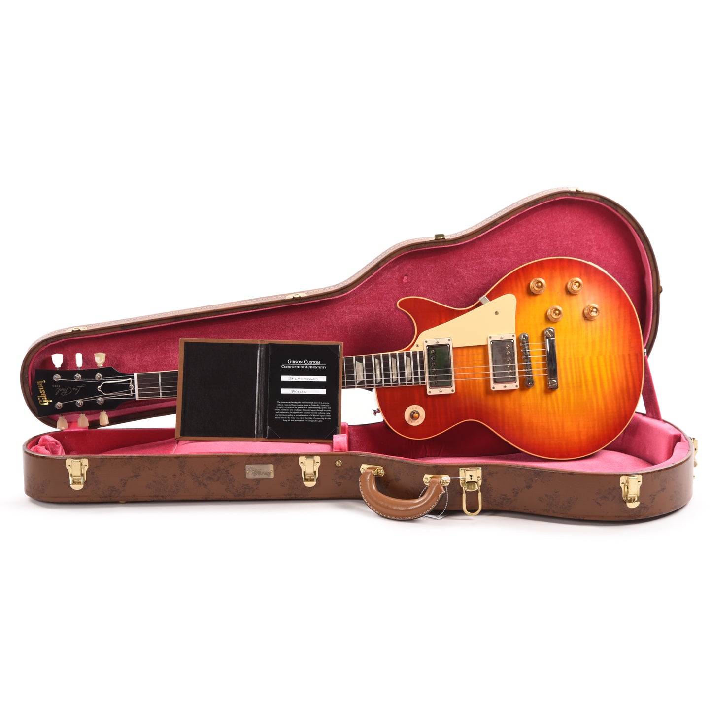 Gibson Custom Shop 1959 Les Paul Standard Reissue Washed Cherry Sunburst VOS Electric Guitars / Solid Body