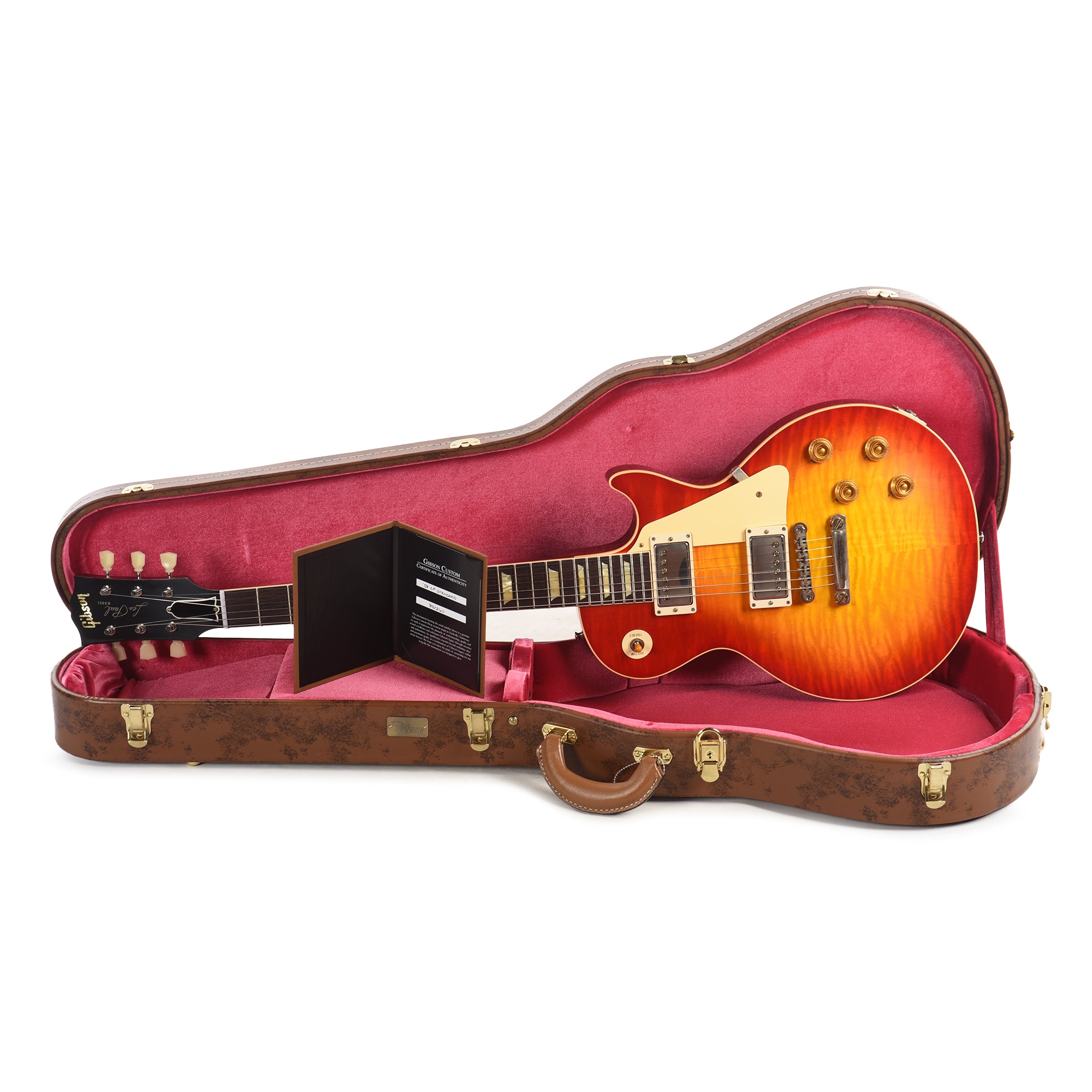 Gibson Custom Shop 1959 Les Paul Standard Reissue Washed Cherry Sunburst VOS Electric Guitars / Solid Body