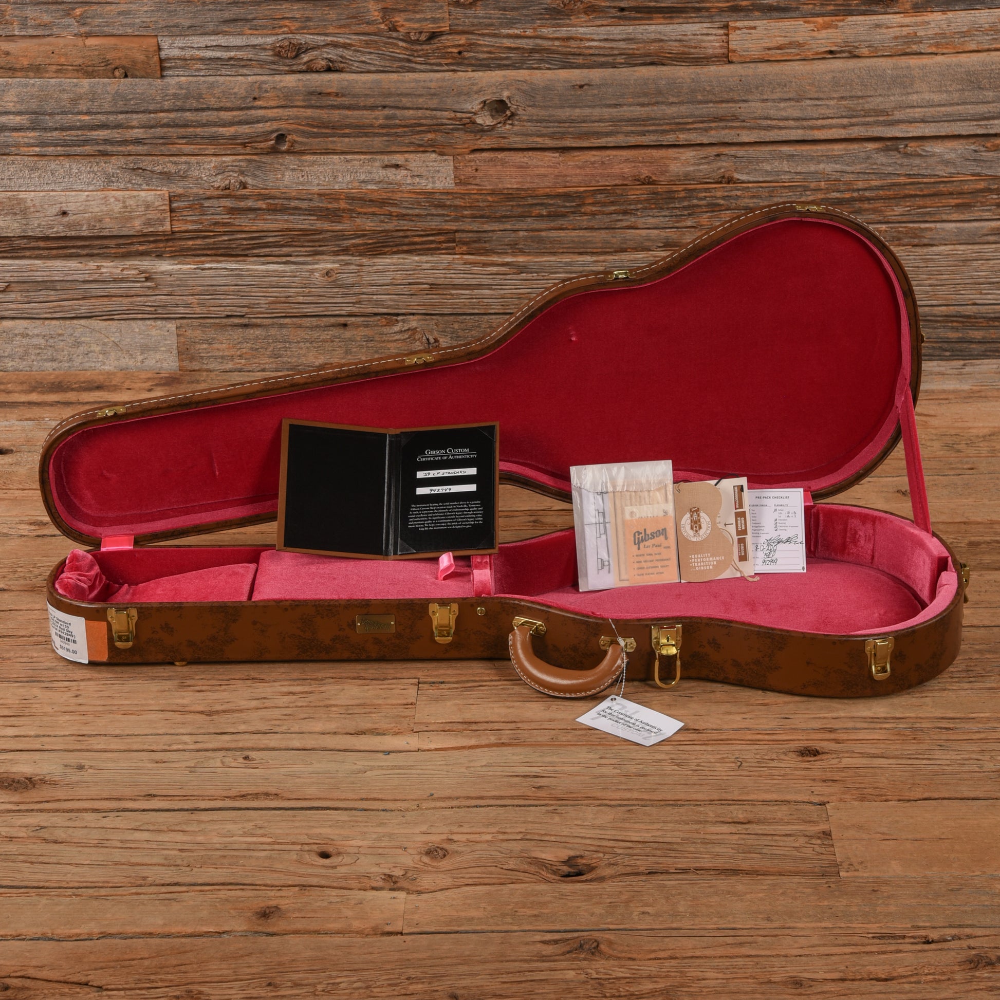 Gibson Custom Shop 1959 LP Standard "CME Spec" VOS NH w/59 Carmelita Neck Red Sky Fade 2024 Electric Guitars / Solid Body