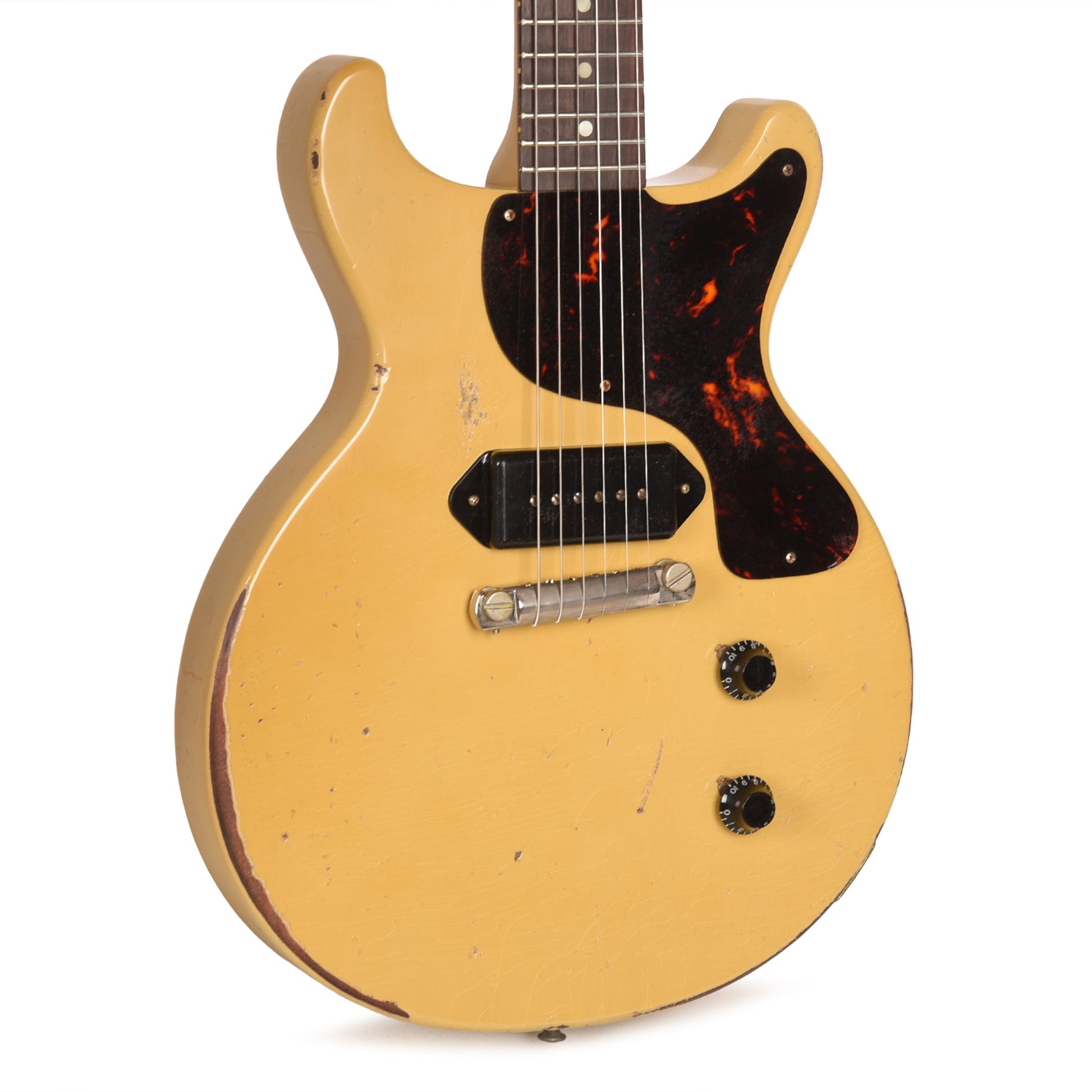 Gibson Custom Shop 1960 Les Paul Junior Double Cut Reissue TV Yellow Murphy Lab Ultra Heavy Aged Electric Guitars / Solid Body