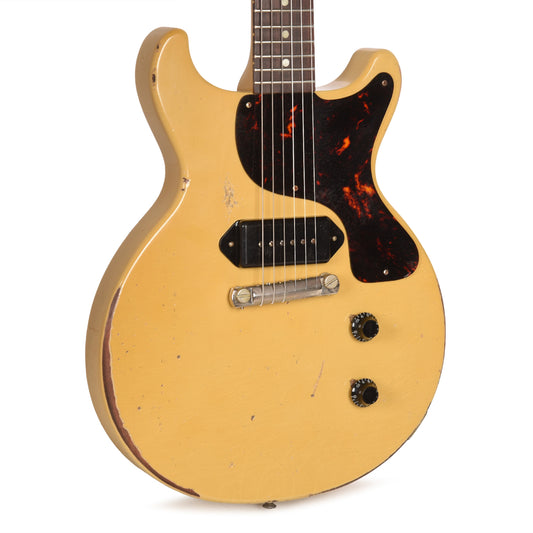 Gibson Custom Shop 1960 Les Paul Junior Double Cut Reissue TV Yellow Murphy Lab Ultra Heavy Aged Electric Guitars / Solid Body