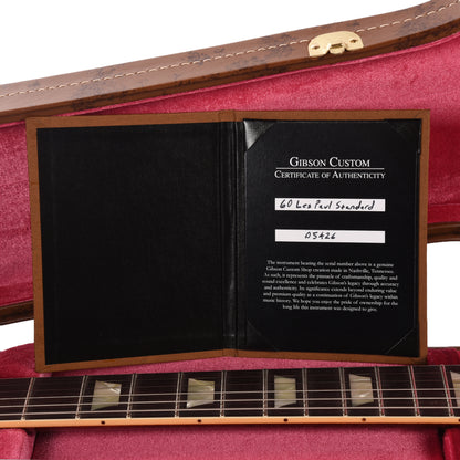 Gibson Custom Shop 1960 Les Paul Standard "CME Spec" Factory Burst VOS w/V3 Neck Profile Electric Guitars / Solid Body