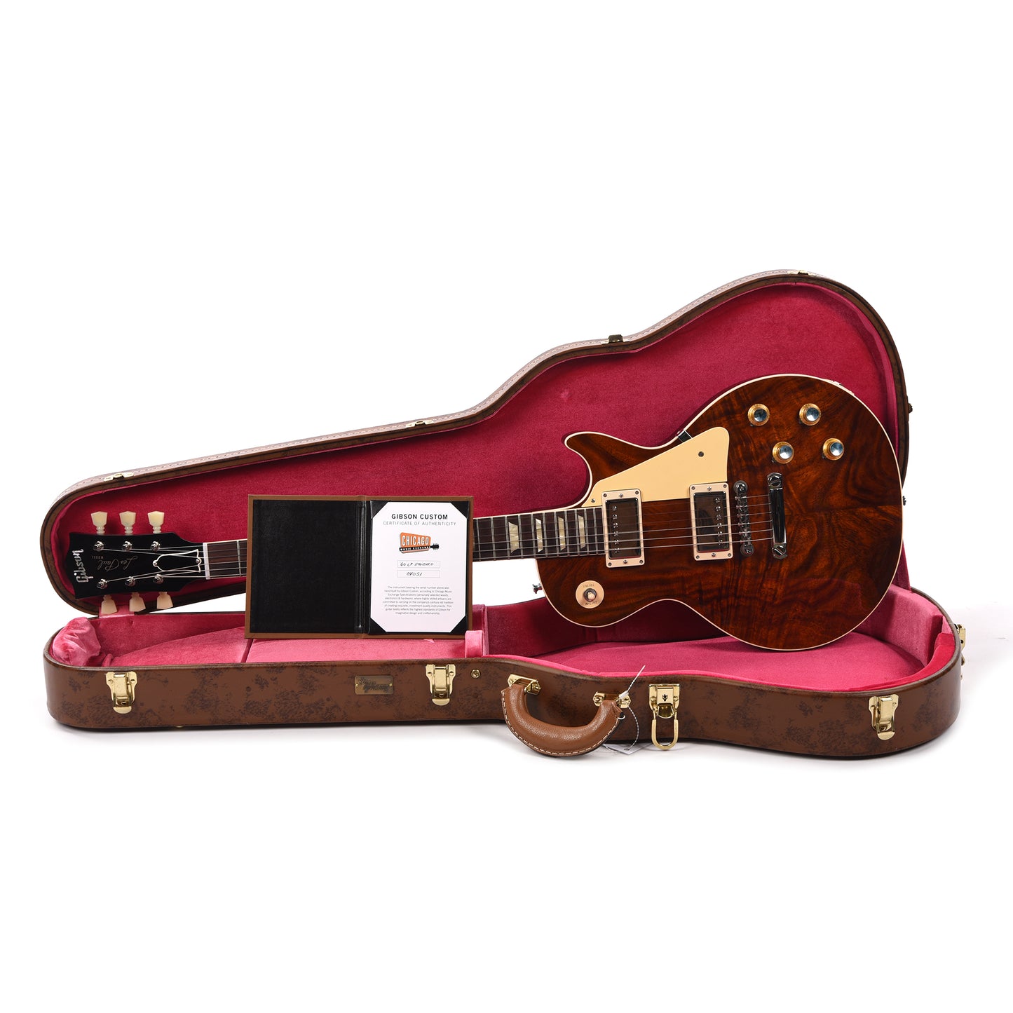 Gibson Custom Shop 1960 Les Paul Standard "CME Spec" Koa Natural Gloss w/Darkback & Carmelita Neck Electric Guitars / Solid Body