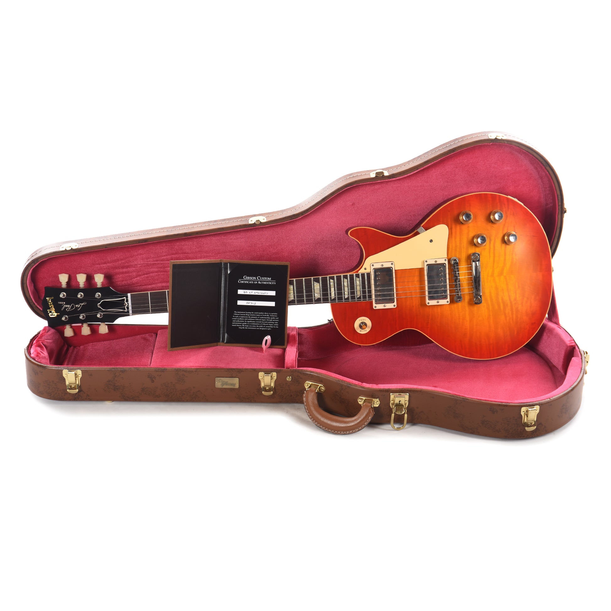 Gibson Custom Shop 1960 Les Paul Standard "CME Spec" Tomato Soup Burst VOS w/60 V2 Neck Electric Guitars / Solid Body