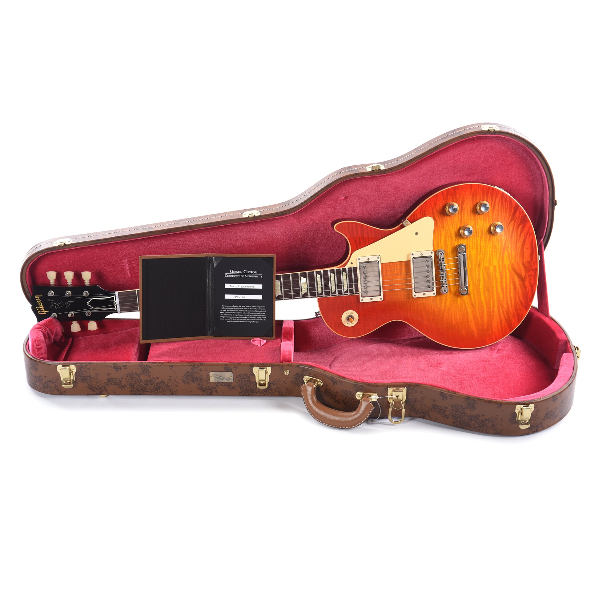 Gibson Custom Shop 1960 Les Paul Standard "CME Spec" Tomato Soup Burst VOS w/60 V3 Neck Electric Guitars / Solid Body