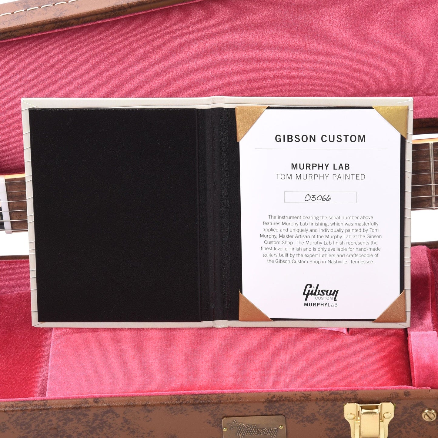 Gibson Custom Shop 1960 Les Paul Standard Murphy Painted Murphy Burst Gloss w/60 V2 Neck Profile Electric Guitars / Solid Body