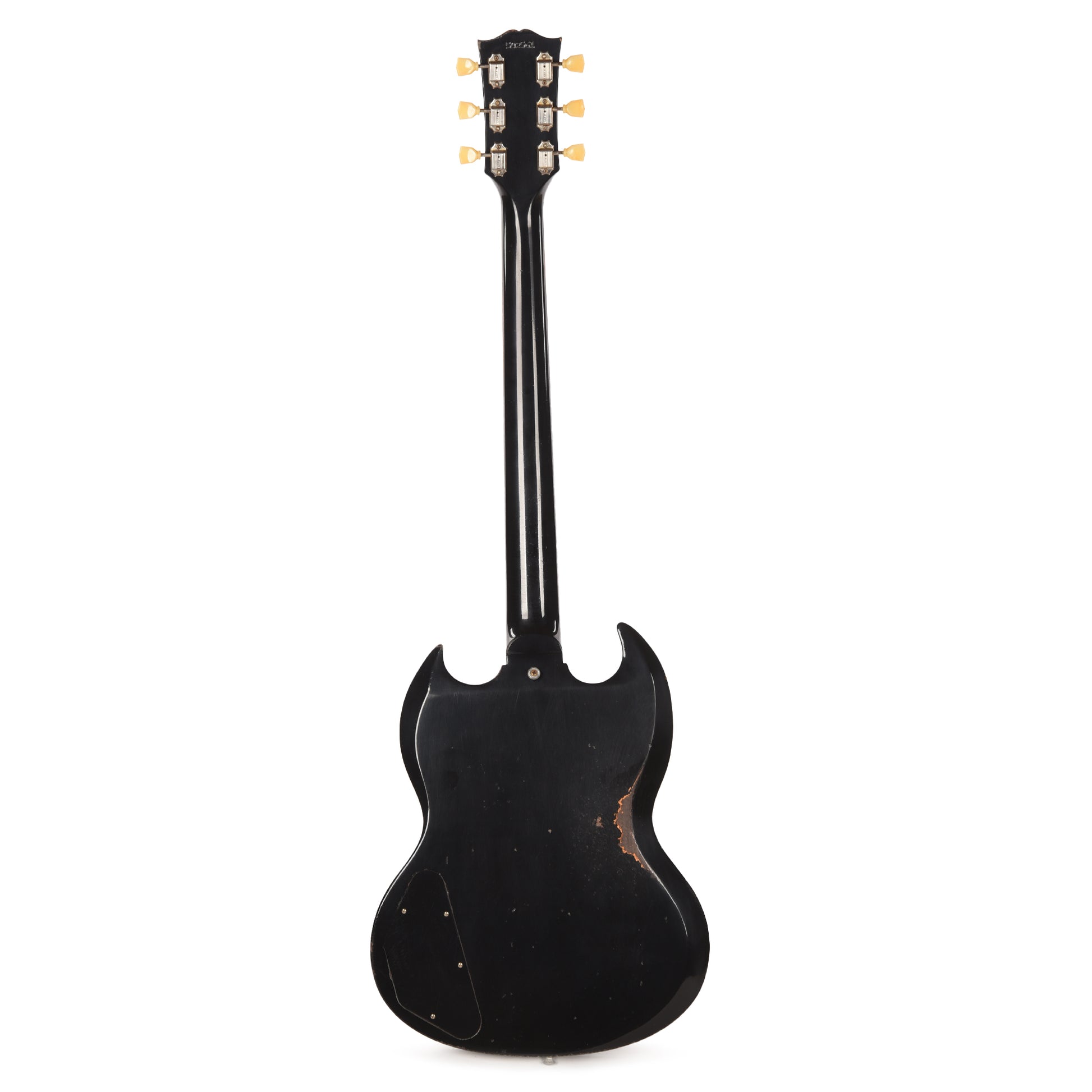 Gibson Custom Shop 1961 Les Paul SG Standard Antique Double Ebony Lab Heavy Aged w/P90s Electric Guitars / Solid Body