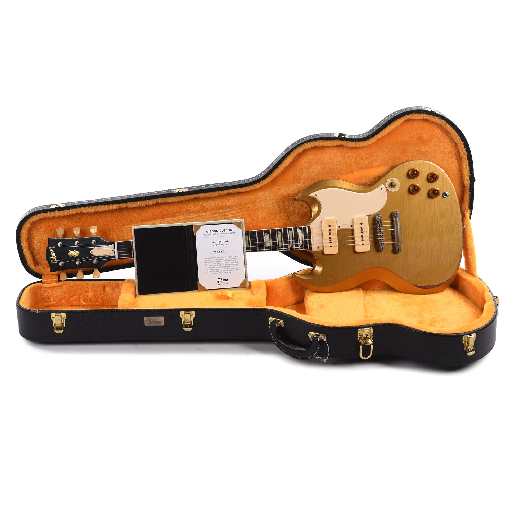 Gibson Custom Shop 1961 Les Paul SG Standard Antique Double Gold Murphy Lab Heavy Aged w/P90s Electric Guitars / Solid Body