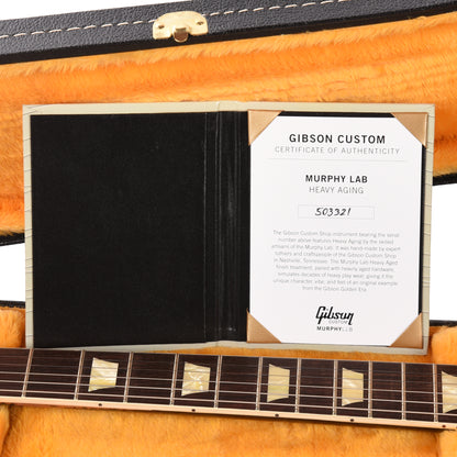 Gibson Custom Shop 1961 Les Paul SG Standard "CME Spec" Antique Ebony Murphy Lab Heavy Aged NH w/Long Maestro Vibrola & Double White Custom "S" Buckers Electric Guitars / Solid Body