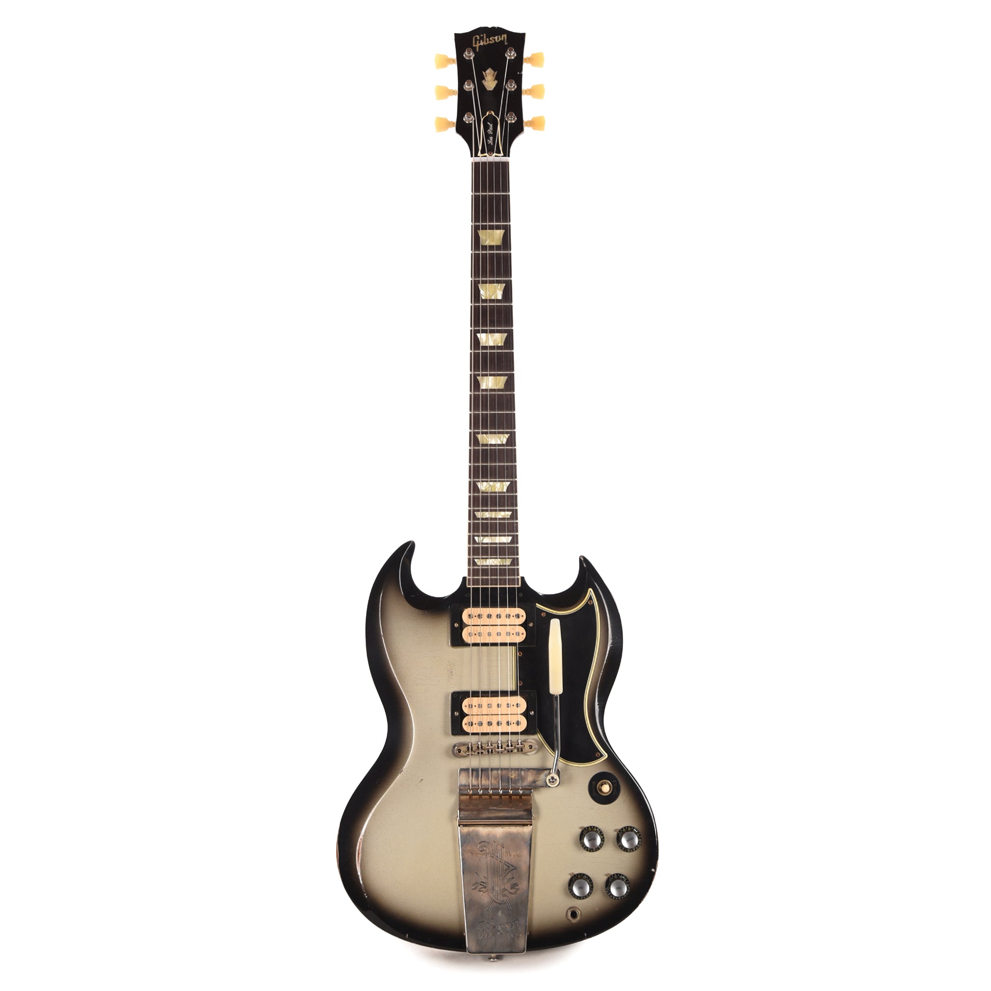 Gibson Custom Shop 1961 Les Paul SG Standard "CME Spec" Antique Silverburst Murphy Lab Heavy Aged NH w/Long Maestro Vibrola & Double White Custom "S" Buckers Electric Guitars / Solid Body