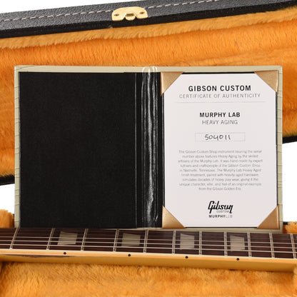 Gibson Custom Shop 1961 Les Paul SG Standard "CME Spec" Antique TV Yellow Murphy Lab Heavy Aged w/Long Maestro Vibrola & Double Black Custom "S" Buckers Electric Guitars / Solid Body