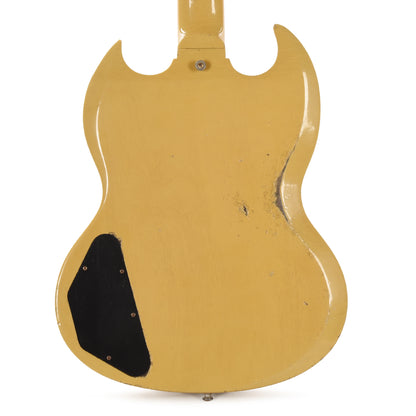 Gibson Custom Shop 1961 Les Paul SG Standard "CME Spec" Antique TV Yellow Murphy Lab Heavy Aged w/Long Maestro Vibrola & Double Black Custom "S" Buckers Electric Guitars / Solid Body