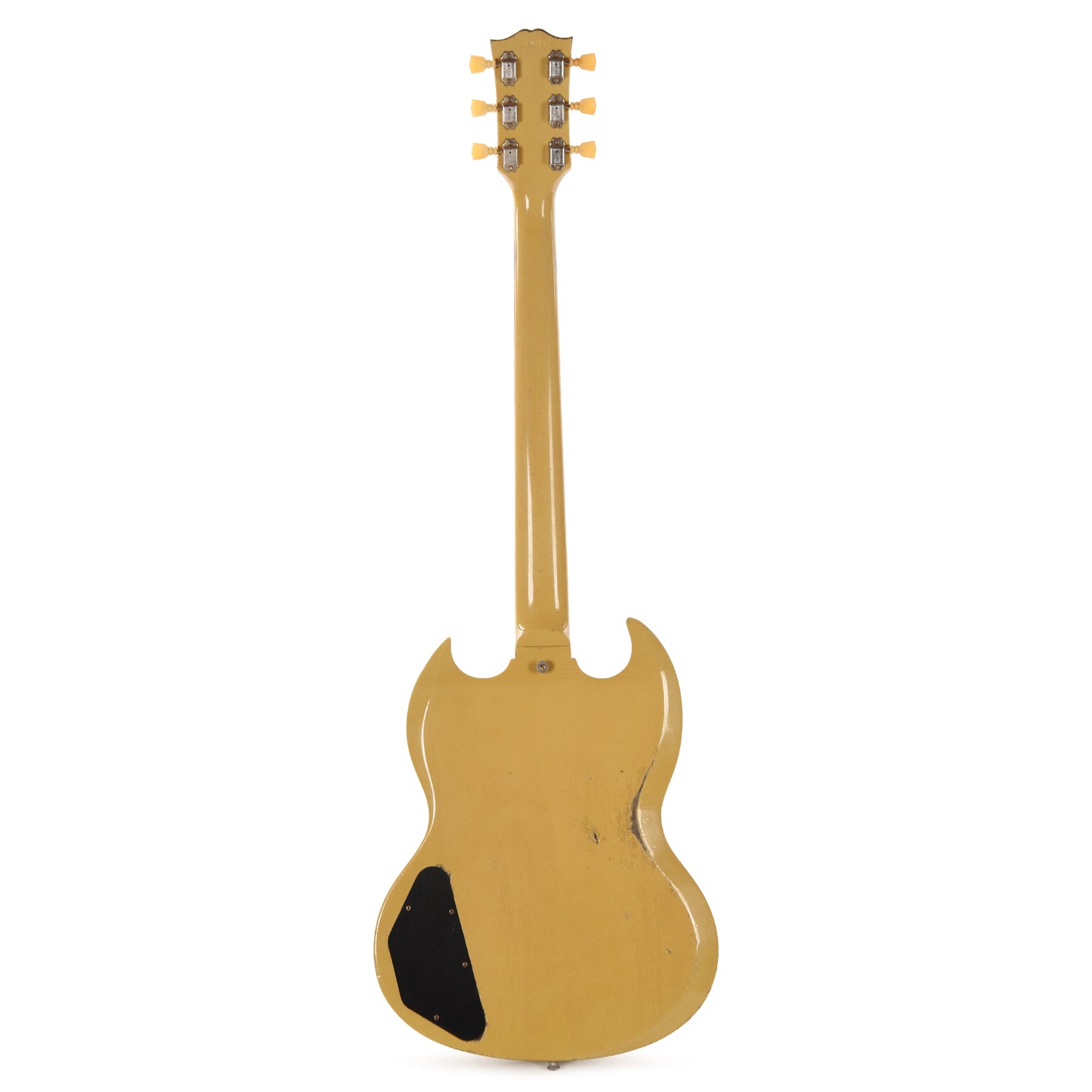 Gibson Custom Shop 1961 Les Paul SG Standard "CME Spec" Antique TV Yellow Murphy Lab Heavy Aged w/Long Maestro Vibrola & Double Black Custom "S" Buckers Electric Guitars / Solid Body
