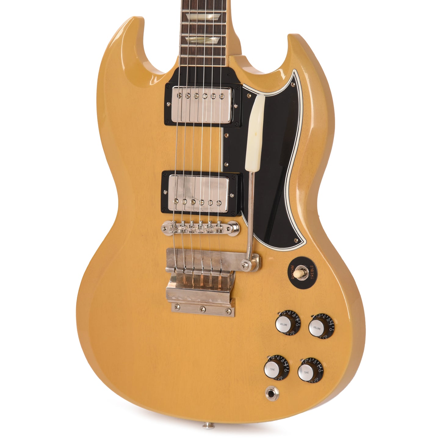 Gibson Custom Shop 1961 Les Paul SG Standard "CME Spec" Antique TV Yellow VOS w/Flat Short Maestro Vibrola Electric Guitars / Solid Body