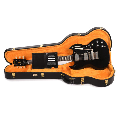 Gibson Custom Shop 1961 Les Paul SG Standard "CME Spec" Heavy Antique Ebony VOS w/Flat Short Maestro Vibrola Electric Guitars / Solid Body