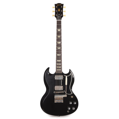 Gibson Custom Shop 1961 Les Paul SG Standard "CME Spec" Heavy Antique Ebony VOS w/Flat Short Maestro Vibrola Electric Guitars / Solid Body