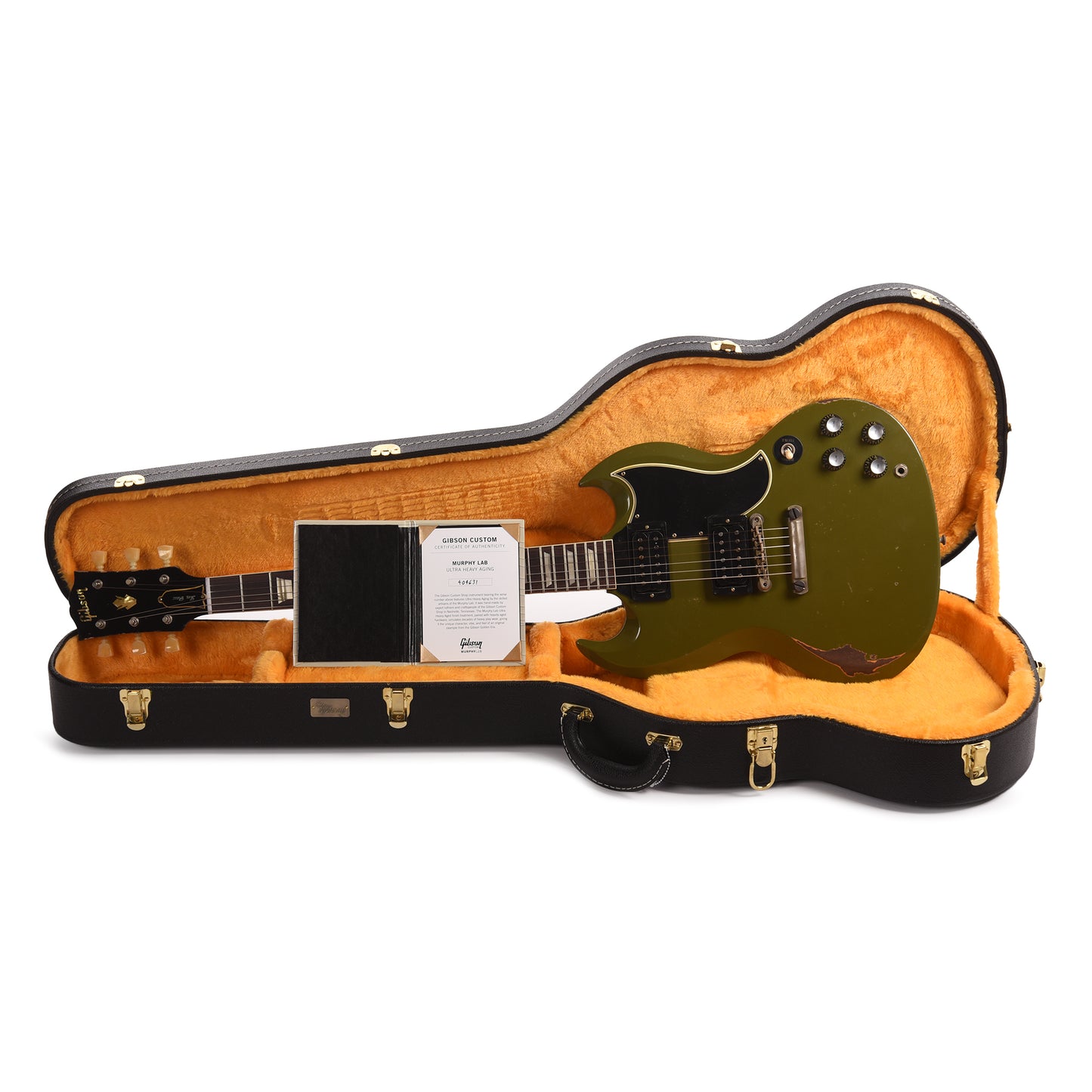 Gibson Custom Shop 1961 Les Paul SG Standard "CME Spec" Heavy Antique Sage Green Murphy Lab Ultra Heavy Aged Electric Guitars / Solid Body