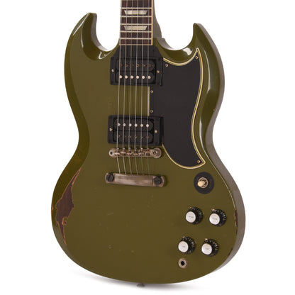 Gibson Custom Shop 1961 Les Paul SG Standard "CME Spec" Heavy Antique Sage Green Murphy Lab Ultra Heavy Aged Electric Guitars / Solid Body