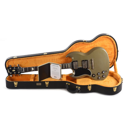 Gibson Custom Shop 1961 Les Paul SG Standard "CME Spec" LEFTY Antique Silver Mist Poly Ultra Light Aged Electric Guitars / Solid Body