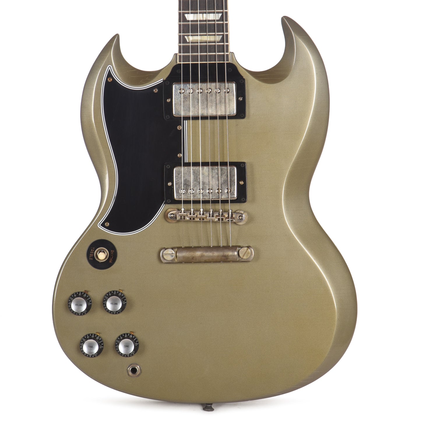 Gibson Custom Shop 1961 Les Paul SG Standard "CME Spec" LEFTY Antique Silver Mist Poly Ultra Light Aged Electric Guitars / Solid Body