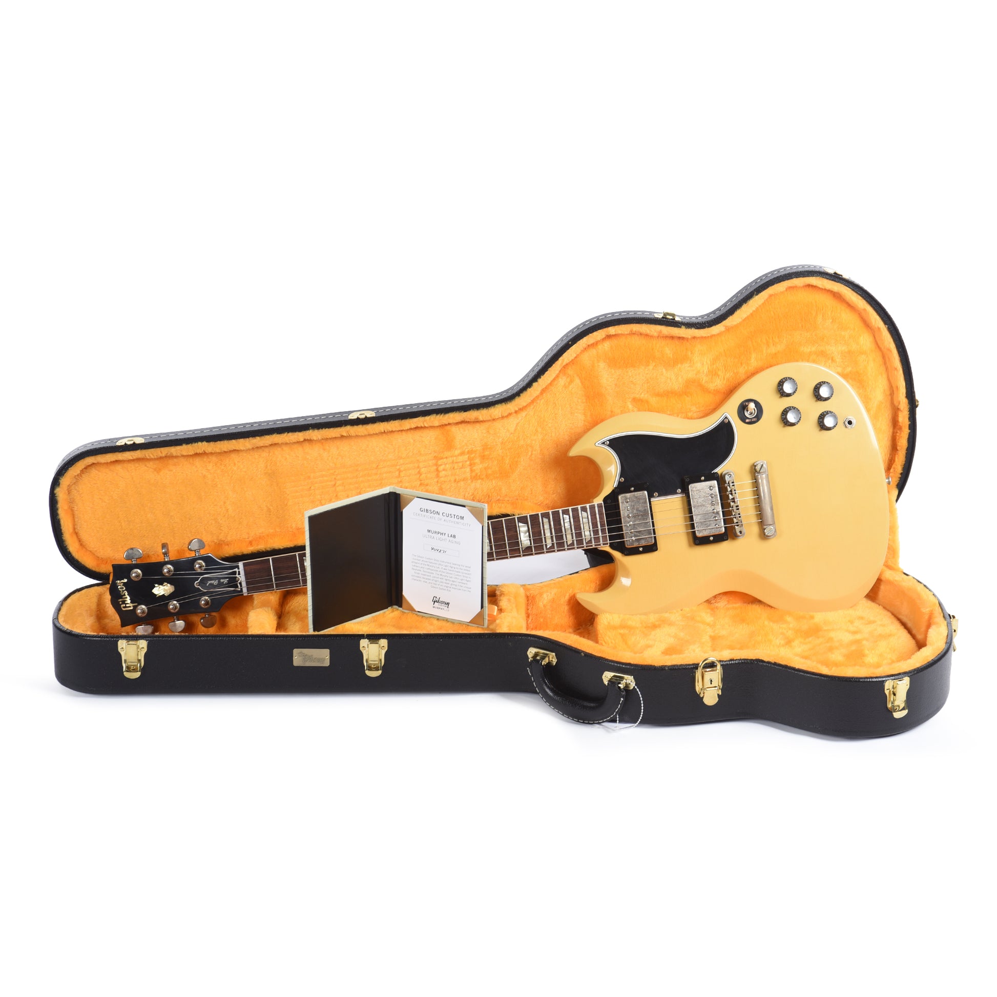 Gibson Custom Shop 1961 Les Paul SG Standard "CME Spec" Murphy Lab Ultra Light Aged Antique TV Yellow w/Stop Bar & Grovers Electric Guitars / Solid Body