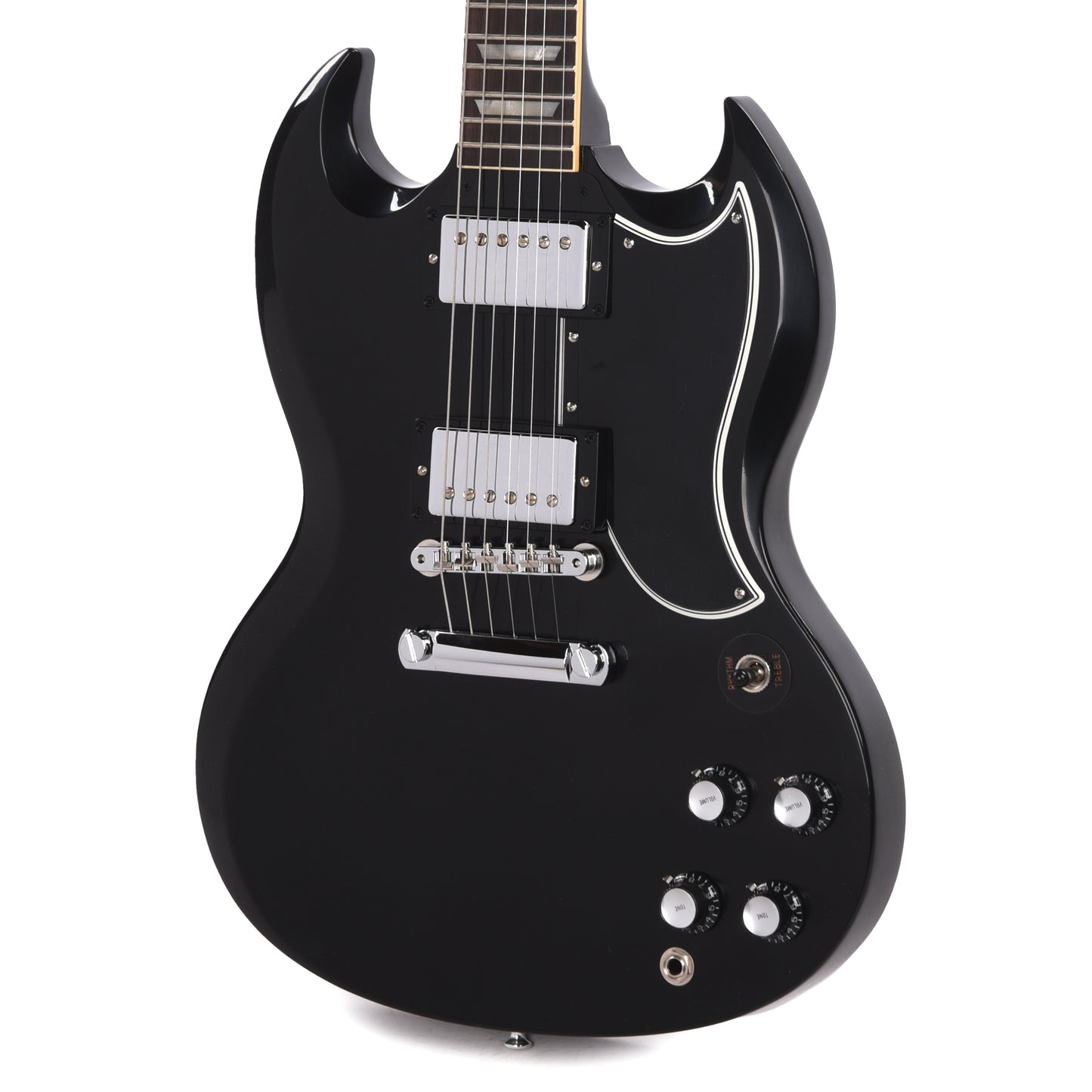 Gibson Custom Shop 1961 Les Paul SG Standard Reissue Antique Ebony VOS Electric Guitars / Solid Body
