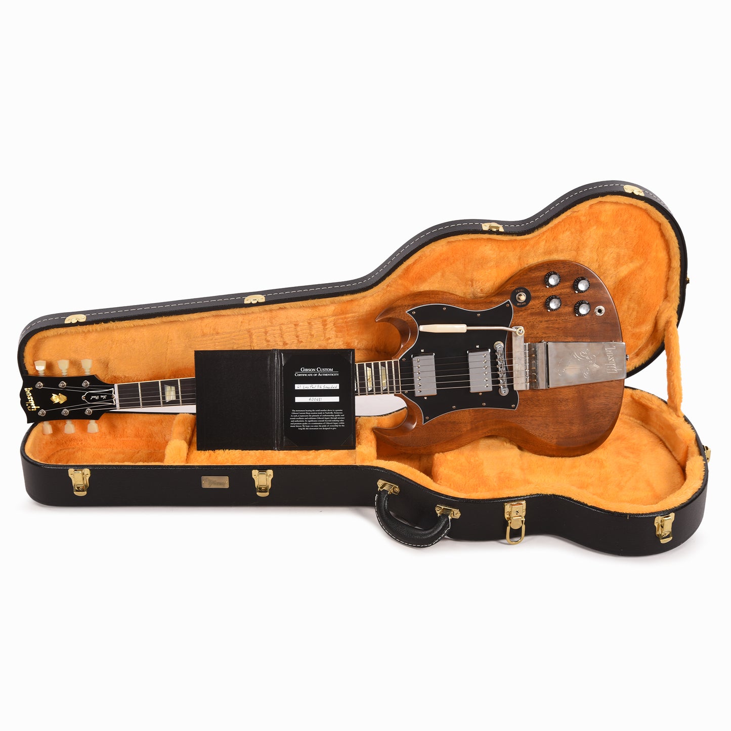 Gibson Custom Shop 1961 Les Paul SG Standard Reissue Walnut VOS w/Maestro Vibrola Electric Guitars / Solid Body
