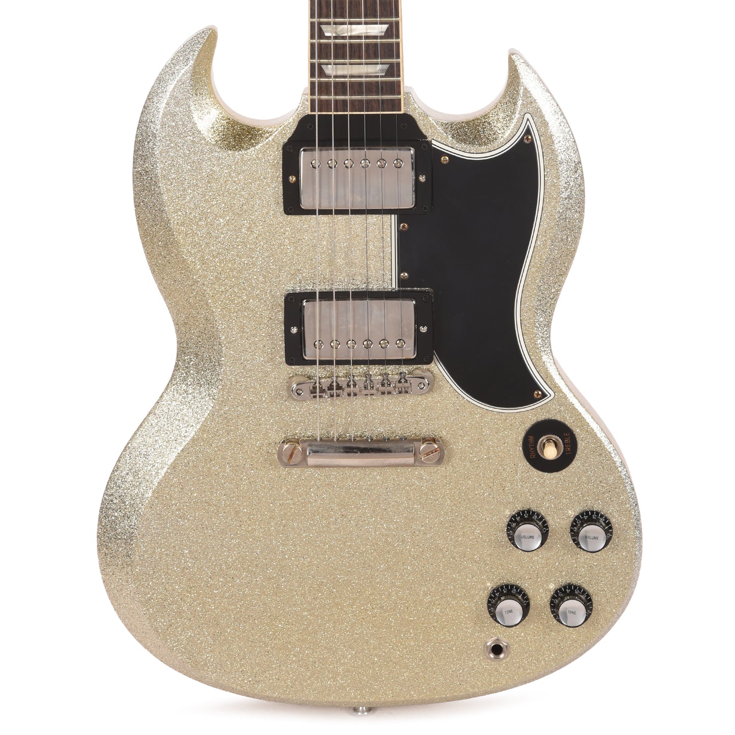 Gibson Custom Shop 1961 LP SG Standard "CME Spec" Antique Silver Sparkle VOS Electric Guitars / Solid Body