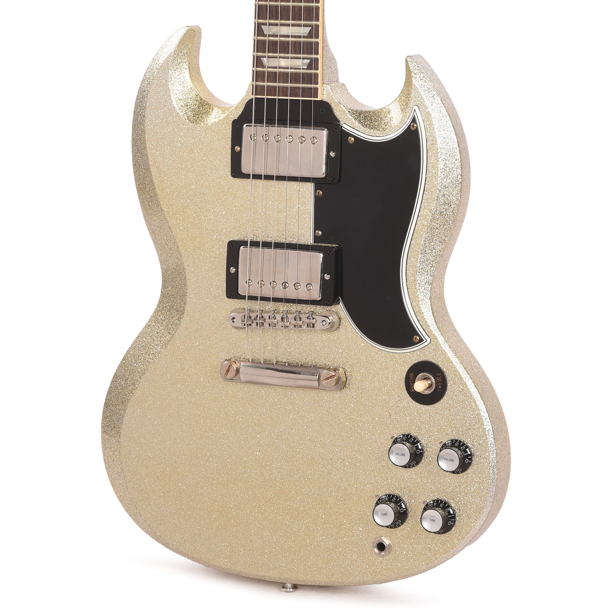 Gibson Custom Shop 1961 LP SG Standard "CME Spec" Antique Silver Sparkle VOS Electric Guitars / Solid Body
