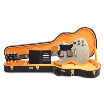 Gibson Custom Shop 1961 LP SG Standard "CME Spec" Antique Silver Sparkle VOS Electric Guitars / Solid Body