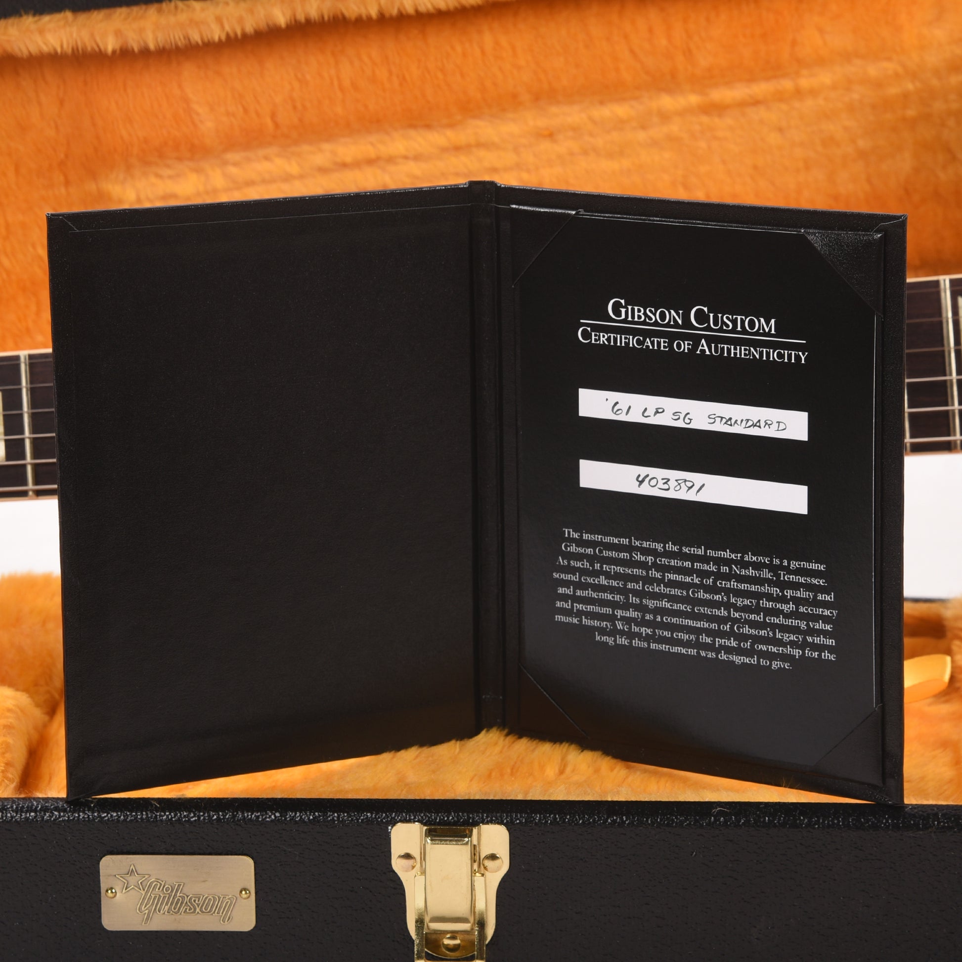 Gibson Custom Shop 1961 SG Les Paul Standard Cherry Red VOS w/Sideway Vibrola Electric Guitars / Solid Body