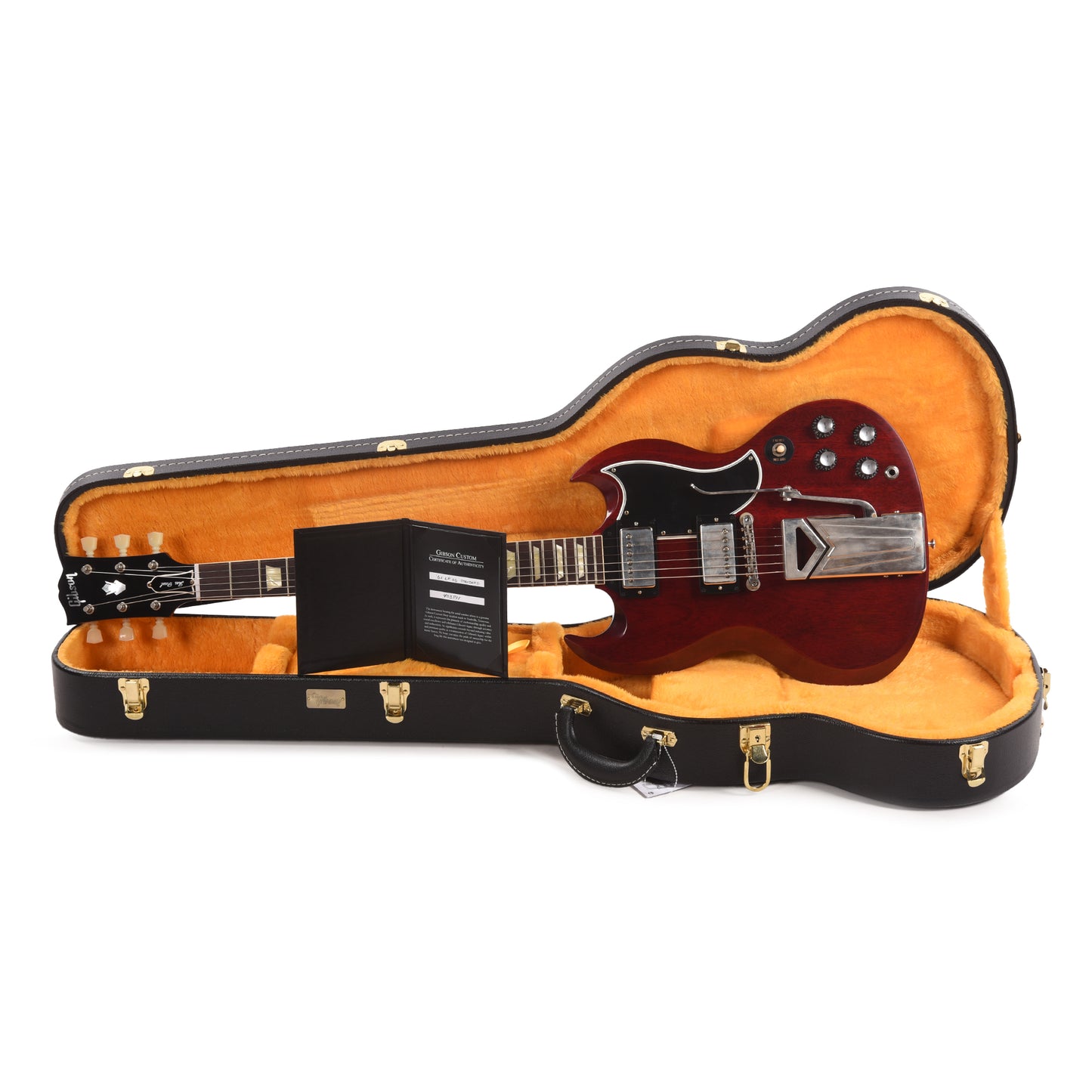 Gibson Custom Shop 1961 SG Les Paul Standard Cherry Red VOS w/Sideway Vibrola Electric Guitars / Solid Body