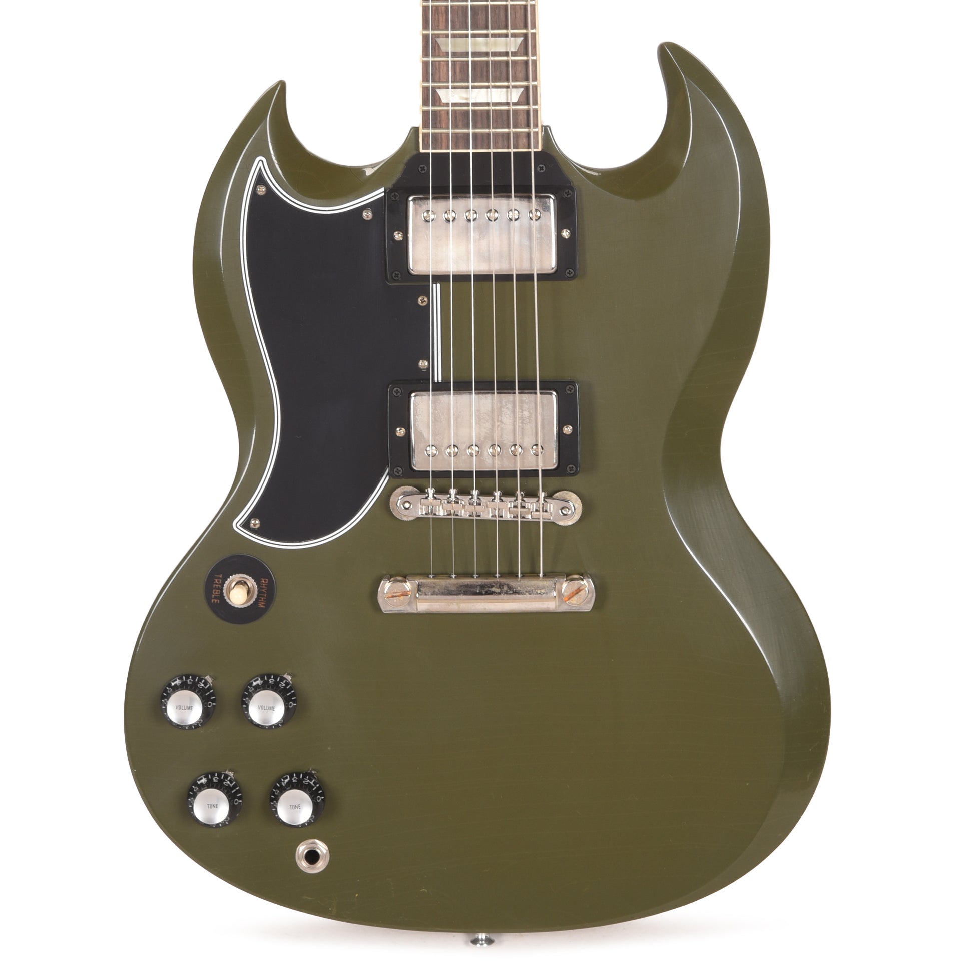 Gibson Custom Shop 1961 SG Les Paul Standard "CME Spec" LEFTY Antique Olive Drab Ultra Light Aged Electric Guitars / Solid Body