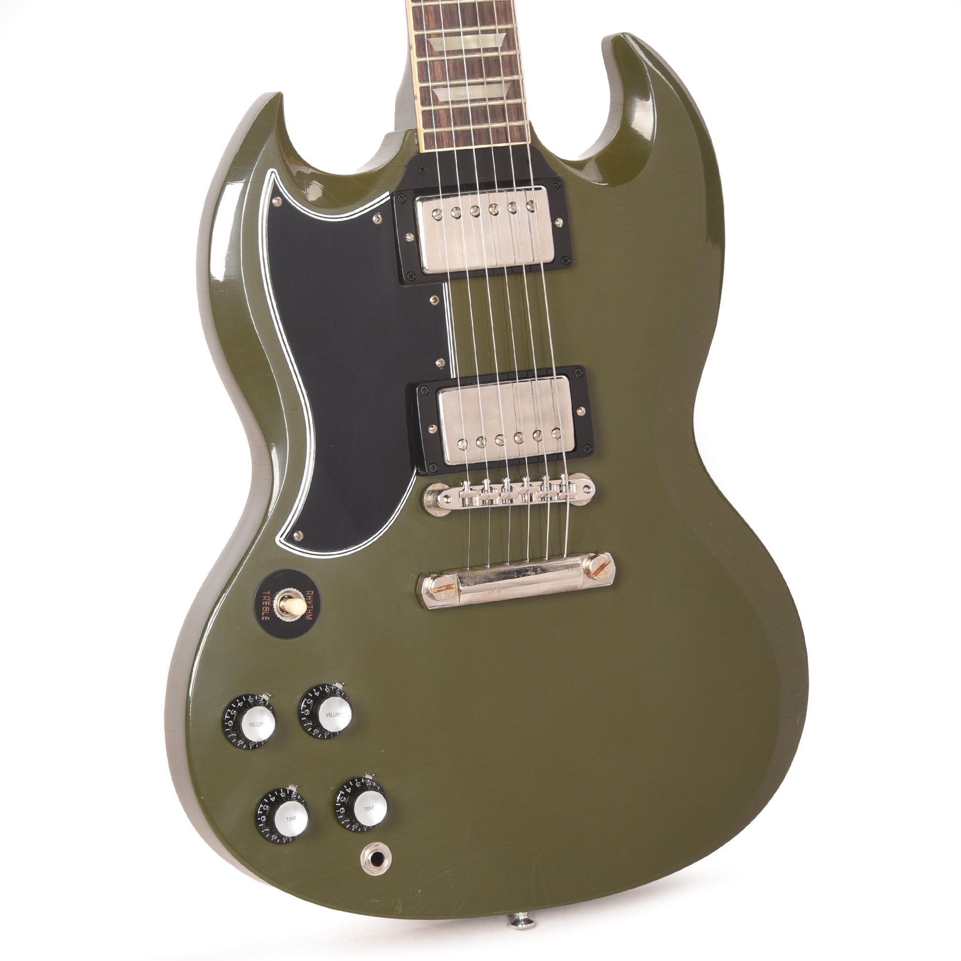 Gibson Custom Shop 1961 SG Les Paul Standard "CME Spec" LEFTY Antique Olive Drab Ultra Light Aged Electric Guitars / Solid Body