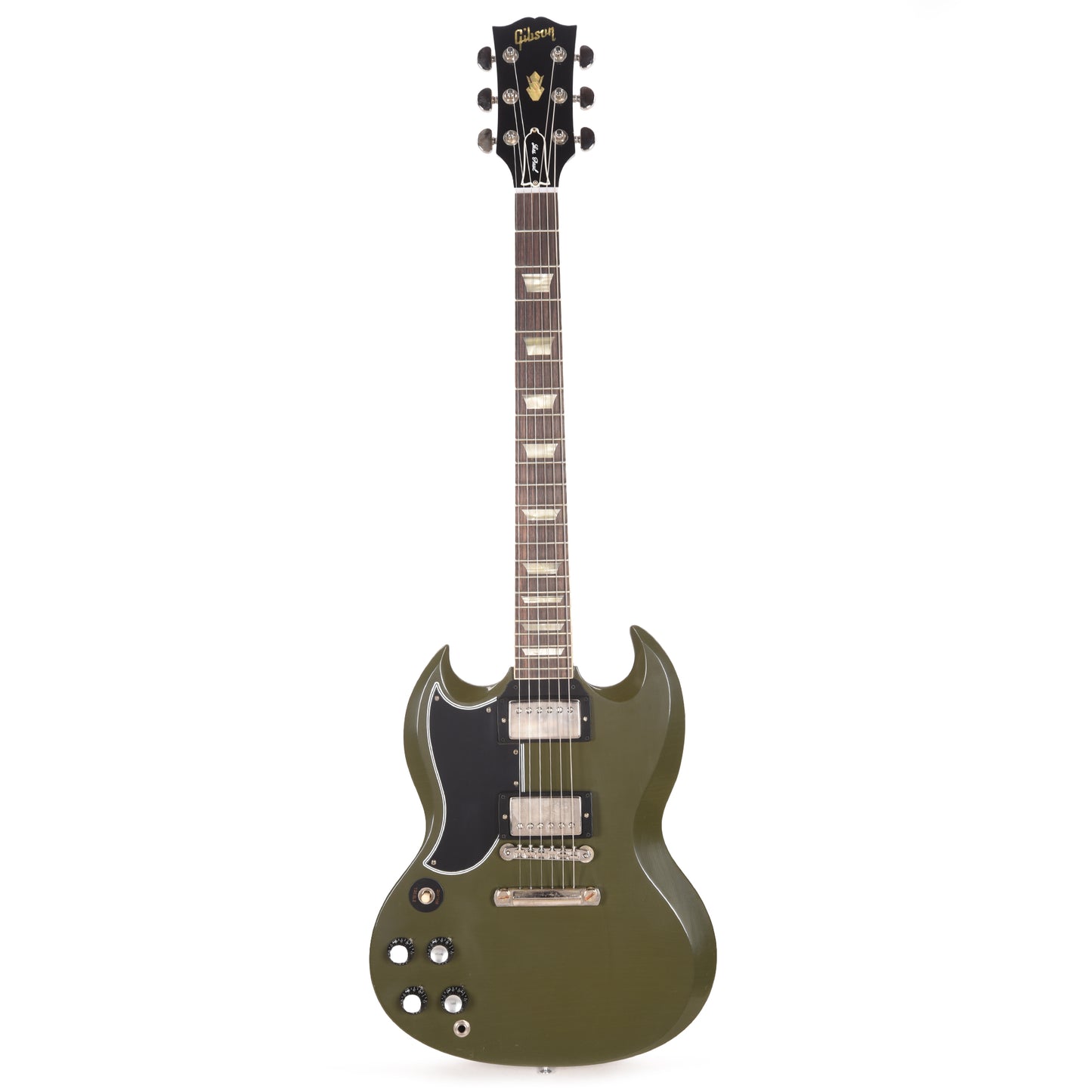 Gibson Custom Shop 1961 SG Les Paul Standard "CME Spec" LEFTY Antique Olive Drab Ultra Light Aged Electric Guitars / Solid Body