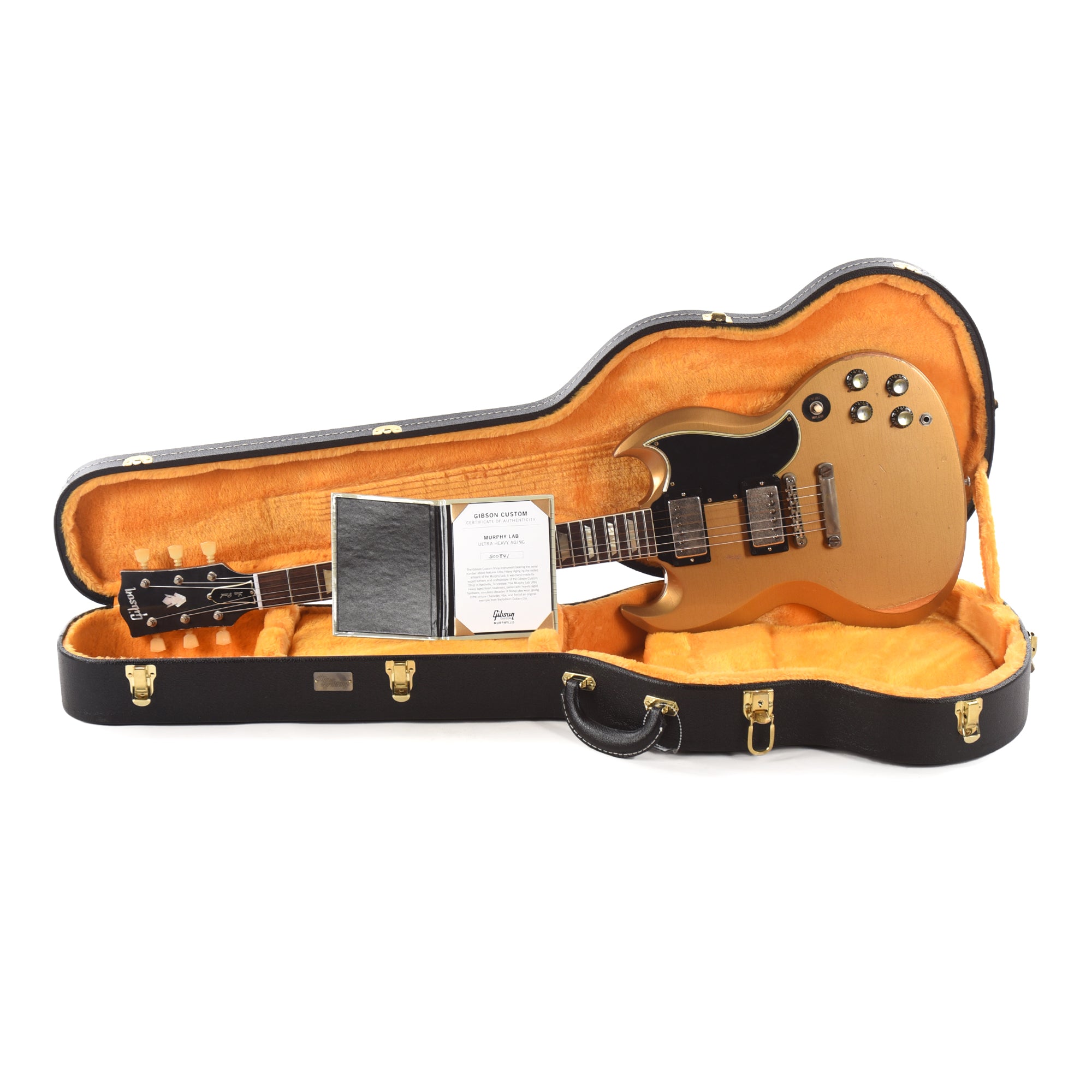 Gibson Custom Shop 1961 SG Standard Double Gold Murphy Lab Ultra Murphy Lab Heavy Aged Electric Guitars / Solid Body