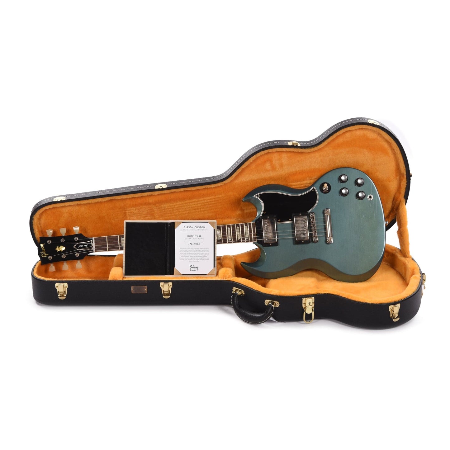 Gibson Custom Shop 1961 SG Standard Reissue "CME Spec" Heavy Antique Pelham Blue Murphy Lab Ultra Light Aged Electric Guitars / Solid Body