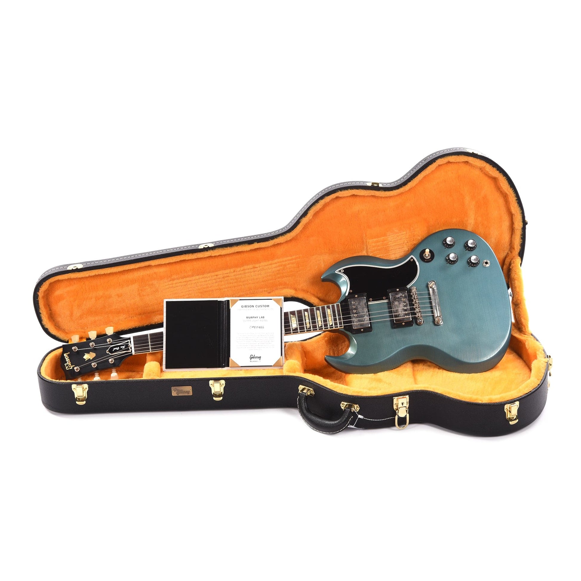 Gibson Custom Shop 1961 SG Standard Reissue "CME Spec" Heavy Antique Pelham Blue Murphy Lab Ultra Light Aged Electric Guitars / Solid Body