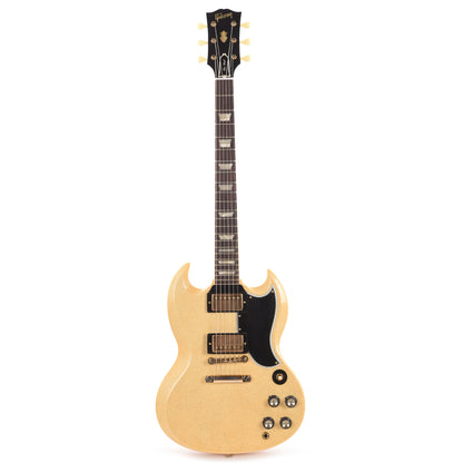 Gibson Custom Shop 1961 SG Standard Reissue "CME Spec" Heavy Antique White Sparkle VOS Electric Guitars / Solid Body