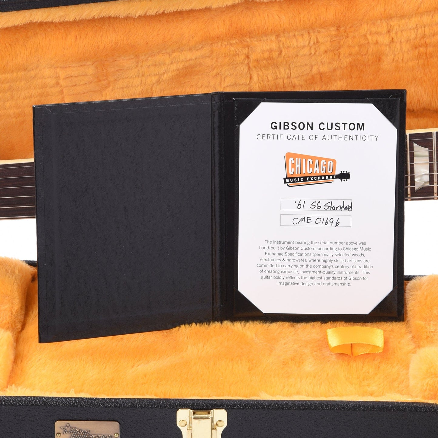 Gibson Custom Shop 1961 SG Standard Reissue "CME Spec" Heavy Antique White Sparkle VOS Electric Guitars / Solid Body