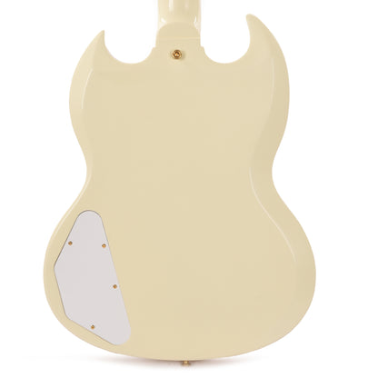 Gibson Custom Shop 1963 Les Paul SG Custom Reissue w/Maestro Classic White VOS Electric Guitars / Solid Body