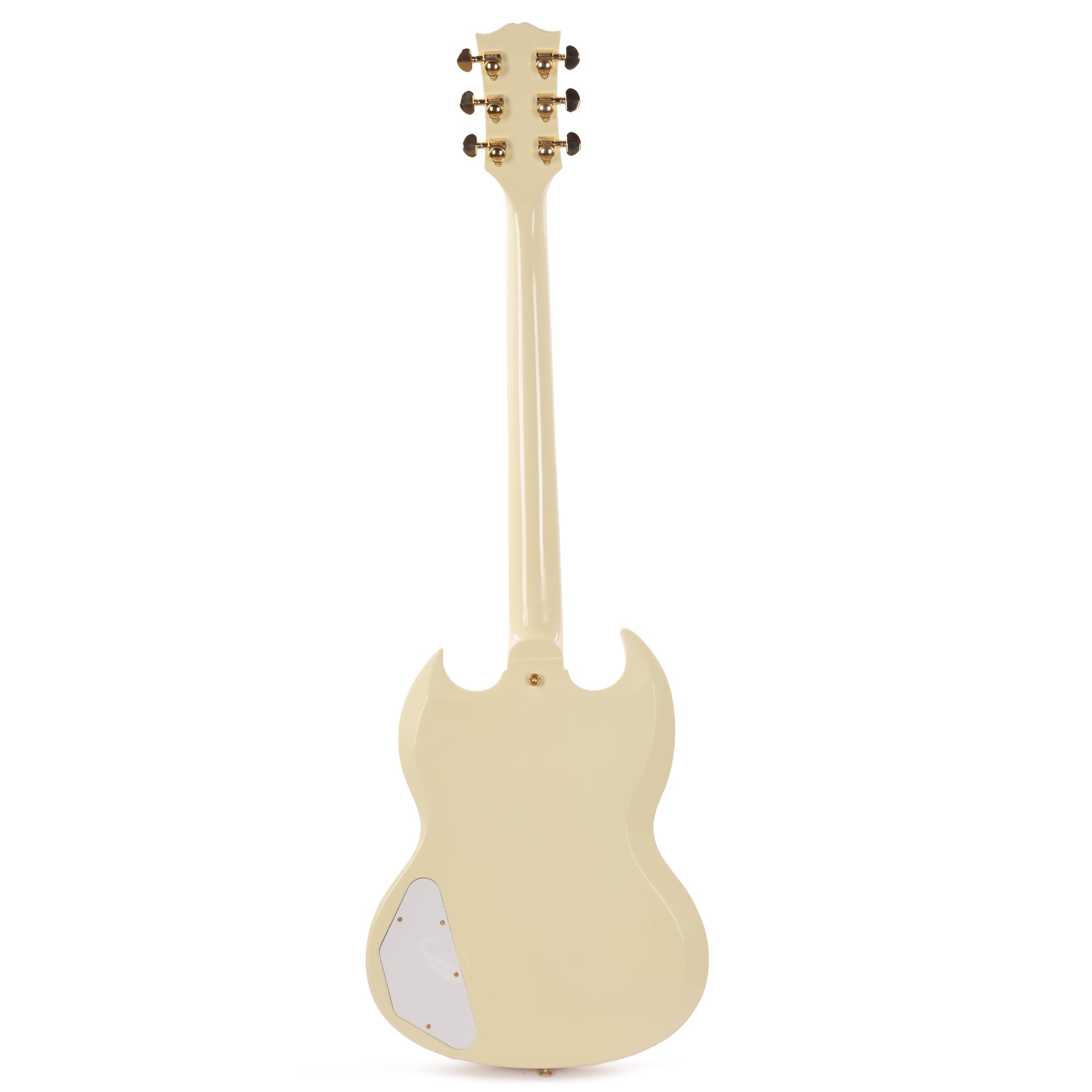 Gibson Custom Shop 1963 Les Paul SG Custom Reissue w/Maestro Classic White VOS Electric Guitars / Solid Body