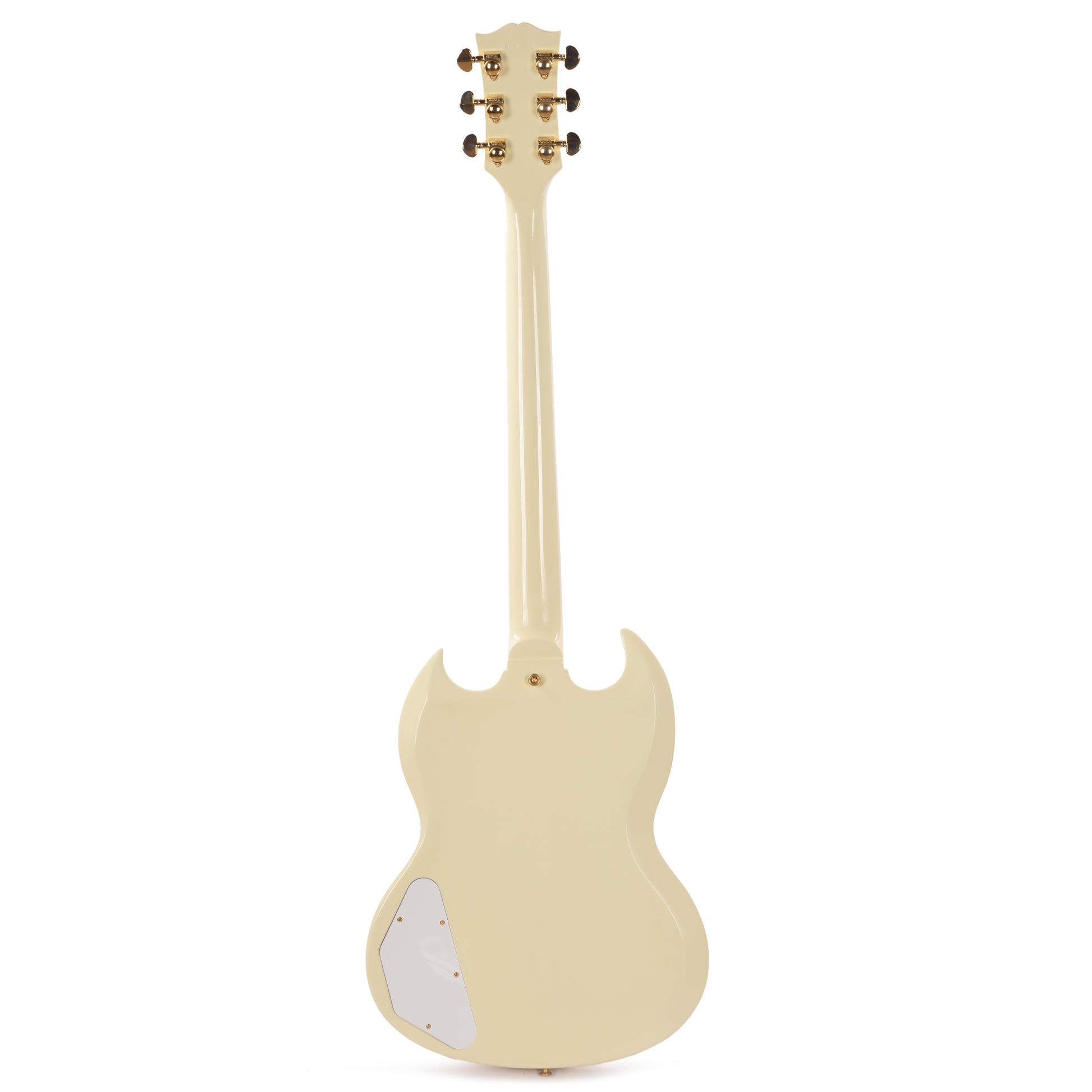 Gibson Custom Shop 1963 Les Paul SG Custom Reissue w/Maestro Classic White VOS Electric Guitars / Solid Body
