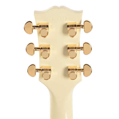 Gibson Custom Shop 1963 Les Paul SG Custom Reissue w/Maestro Classic White VOS Electric Guitars / Solid Body