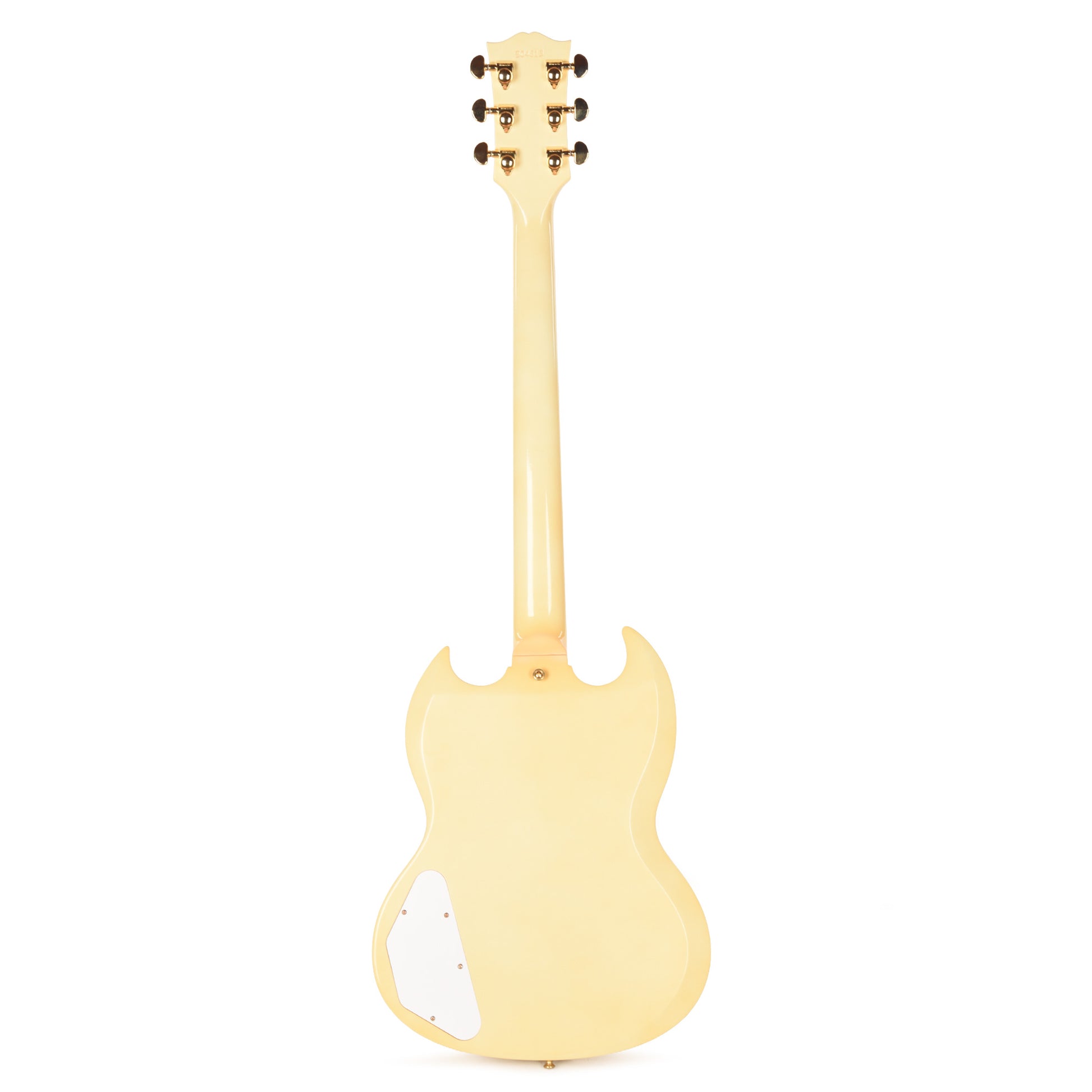 Gibson Custom Shop 1963 Les Paul SG Custom Reissue w/Maestro Classic White VOS Electric Guitars / Solid Body